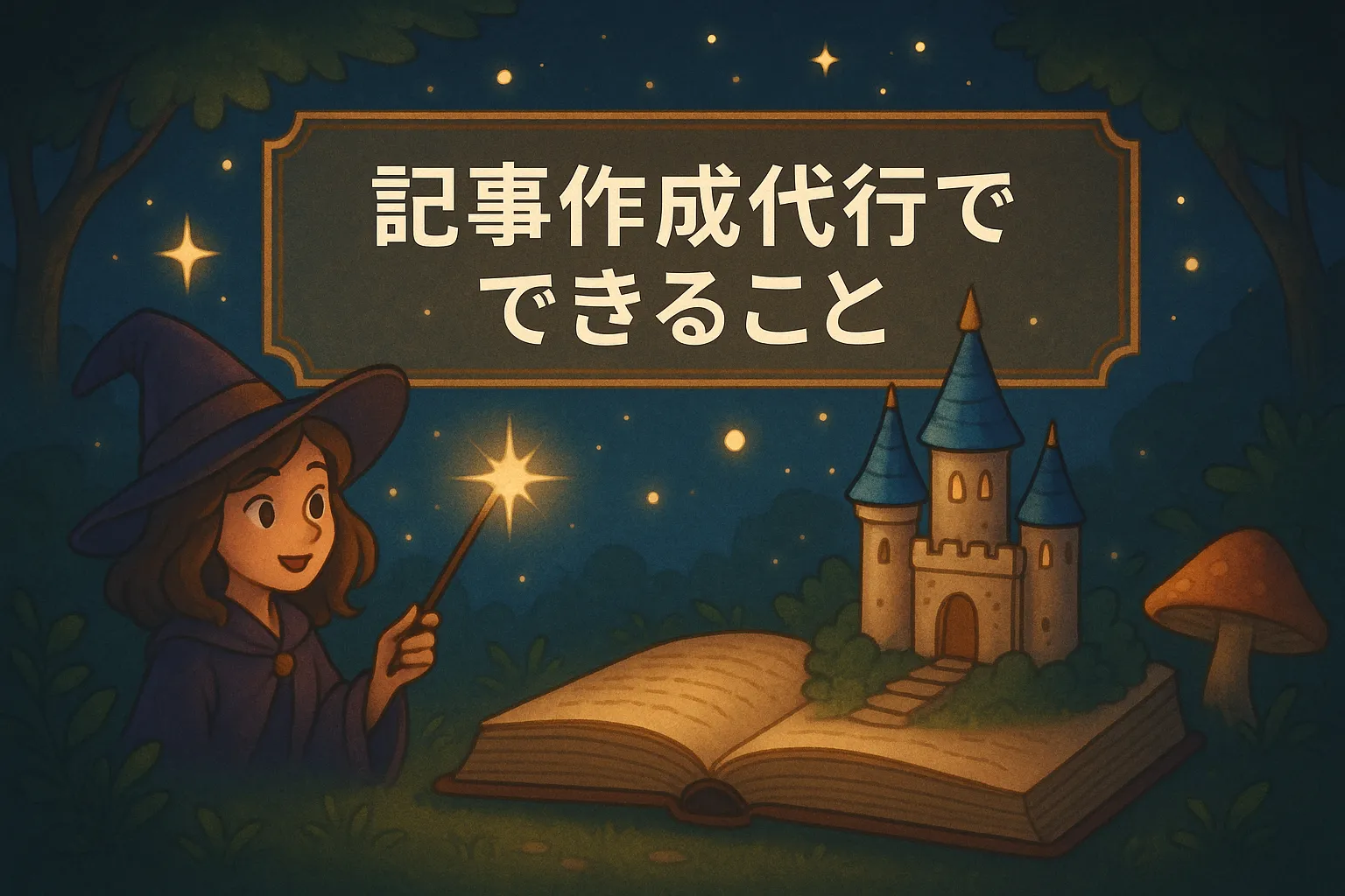 AIブログ記事の作成代行サービスでできること